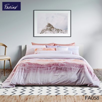 (Factory Sale) Facino ชุดผ้าปูที่นอน 3.5 ฟุต 3 ชิ้น + ผ้านวมขนาด60"X80" (ทอ330 เส้นด้ายนุ่มมาก)