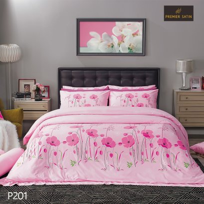 (Factory Sale) Premier Satin ผ้าปูที่นอน 5 ฟุต มี 5 ชิ้น (ไม่รวมนวม)