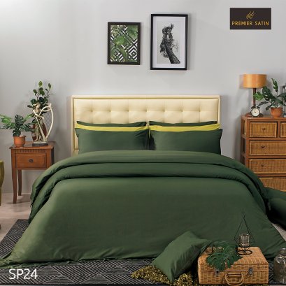 (Factory Sale) Premier Satin ชุดเซ็ตผ้าปู +ผ้าห่มนวม  เคลือบกำจัดแบคทรีเรีย กันไรฝุ่น