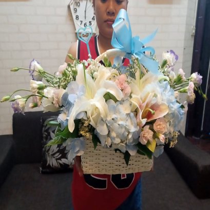 กระเช้าดอกไม้ 13