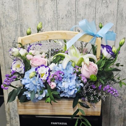 กระเช้าดอกไม้ 22