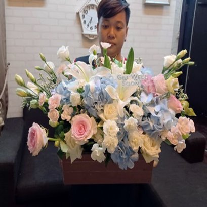 กระเช้าดอกไม้ 17