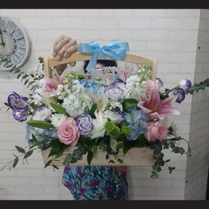 กระเช้าดอกไม้ 25