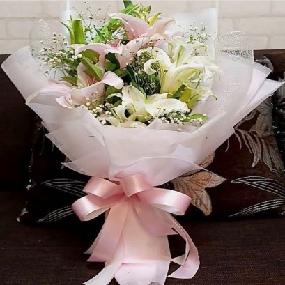 ช่อดอกไม้สีสดใส 05