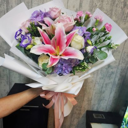 ช่อดอกไม้สีสดใส 42