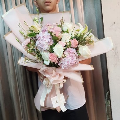 ช่อดอกไม้สีสดใส 10