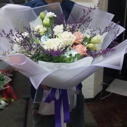 ช่อดอกไม้สีสดใส 12