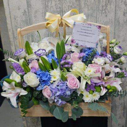 กระเช้าดอกไม้ 18