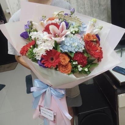 ช่อดอกไม้สีสดใส 30