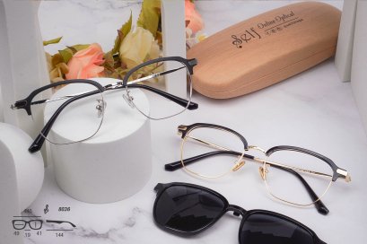 กรอบแว่น + คลิปออน รุ่น 8036