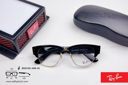 RayBan Mega Clubmaster RX0316V 2000 Size 50