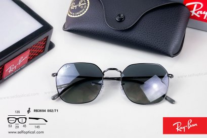 RayBan JIM RB3694 002/71 Size 53