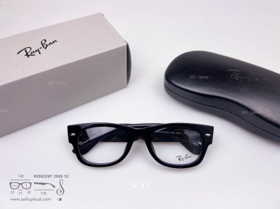 กรอบแว่น RayBan Mega wayfarer ii RX0832VF 2000 Size 52