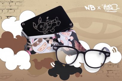 New Balance Eyewear X Alex Face Blueblock Glasses Limited Edition