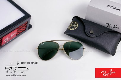 Rayban Aviator Reverse RBR0101S 001/VR Size 62