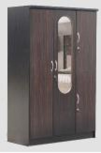 ตู้เสื้อผ้า 120 ซม. บานกระจก