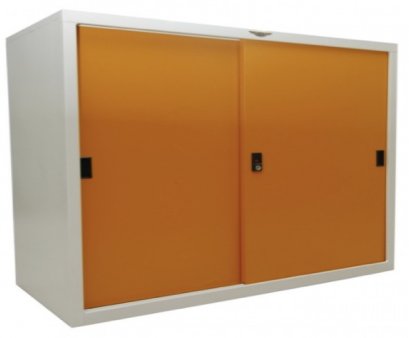 ตู้เอกสารบานเลื่อน แบบทึบ ทรงเตี้ย 3 ฟุต