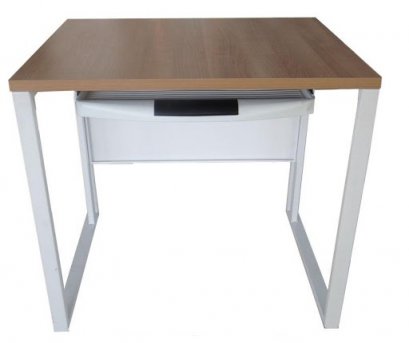 โต๊ะคอมพิวเตอร์ ขาเหล็ก ขนาด 80 ซม