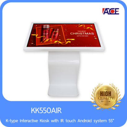 K-type Interactive Kiosk with IR touch Android system 55" 
