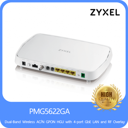 PMG5622GA  Dual-Band Wireless AC/N GPON FTTx ONU (ONT) HGU with 4-port GbE LAN and RF Overlay