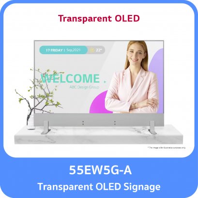 55EW5G-A_Transparent OLED Signage