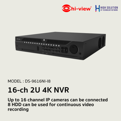 DS-9616NI-I8 Hikvision 16-ch 2U 4K NVR EOL