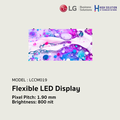 LCCM019 LG Flexible LED Display Creative LED Screen P1.90