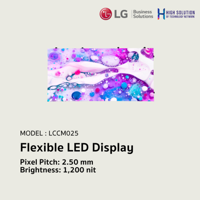 LCCM025 LG Flexible LED Display Creative LED Screen P2.50