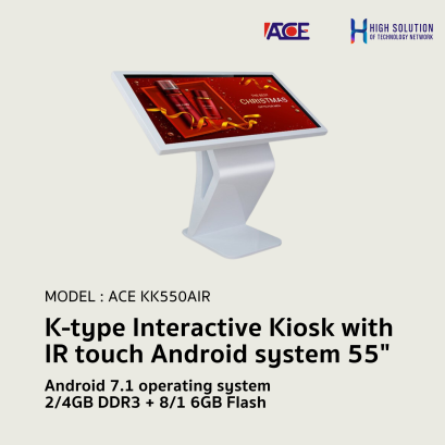 ktype Interactive Kiosk with IR touch Android system 55 By High solution