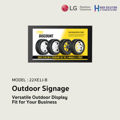 22XE1J-B LG 22&quot; Versatile Outdoor Display Fit for Your Business Digital Signage Information Display
