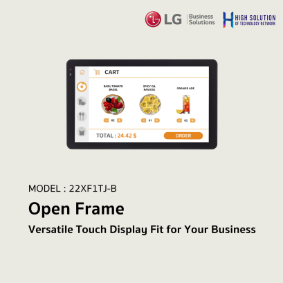 22XF1TJ-B LG 22&quot; Versatile Touch Display Fit for Your Business Digital Signage Information Display