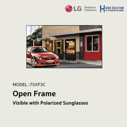 75XF3C LG 73&quot; Open Frame OLED Signage Information Display