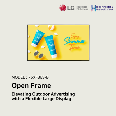 75XF3ES-B LG 75&quot; XF Series, Open-frame Display Digital Signage Information Display