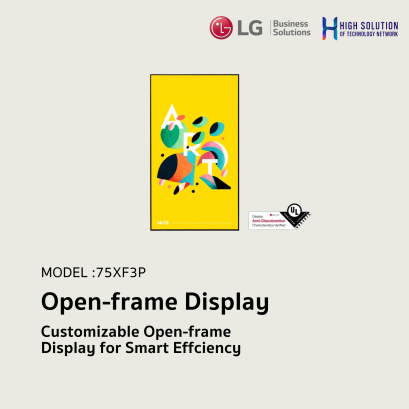 75XF3P LG 75" Customizable Open-frame Display for Smart Effciency OLED Signage Information Display