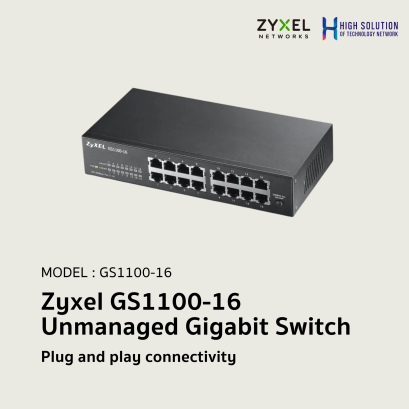 GS1100-16 ZYXEL Gigabit Switching Hub 16 PortFor WiFi &amp; Wired Network infrastructure system