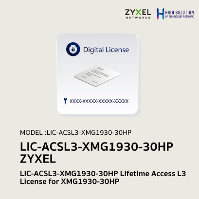 LIC-ACSL3-XS1930-30HP ZYXEL LIFETIME ACCESS L3 LICENSE Network system wifi &amp; Wired system