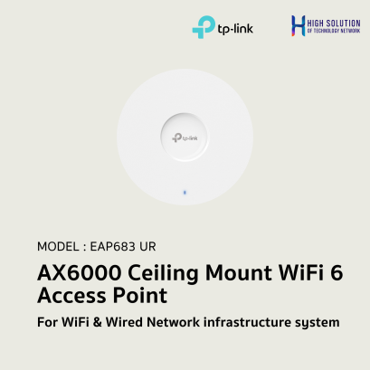 EAP683 UR TP-Link) AX6000 Ceiling Mount WiFi 6 Access Point wifi &amp; wired System