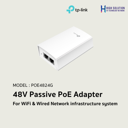 POE4824G (TP-Link) 48V Passive PoE Adapter wifi &amp; wired system