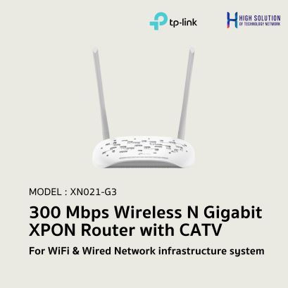 XN021-G3 (TP-Link) 300 Mbps Wireless N Gigabit XPON Router with CATV wifi &amp; wired system