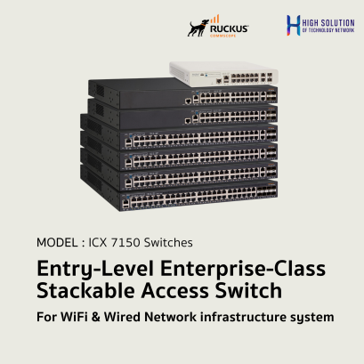 ICX 7150 Switches RUCKUS Entry-Level Enterprise-Class Stackable Access Switch For WiFi &amp; Wired Network infrastructure system