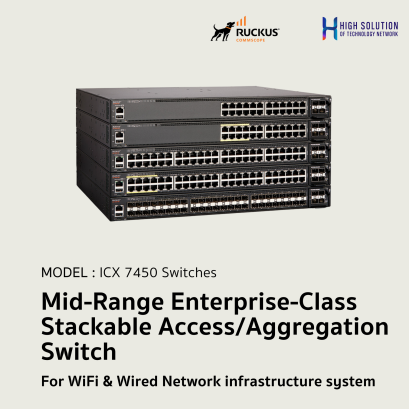 ICX 7450 Switches RUCKUS Mid-Range Enterprise-Class Stackable Access/Aggregation Switch For WiFi &amp; Wired Network infrastructure system