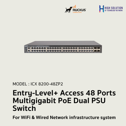 ICX 7550-24ZP RUCKUS Mid-Range Access 24 Ports MultiGigabit PoE Network ...