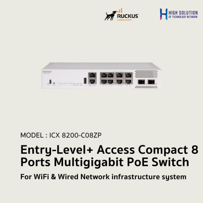 ICX 7550-24ZP RUCKUS Mid-Range Access 24 Ports MultiGigabit PoE Network ...
