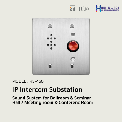 RS-460 IP Intercom Substation.By Highsolution