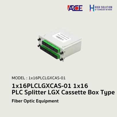 1x16PLCLGXCAS-01 1x16 PLC Splitter LGX Cassette Box Type