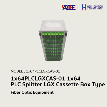 1x64PLCLGXCAS-01 1x64 PLC Splitter LGX Cassette Box Type