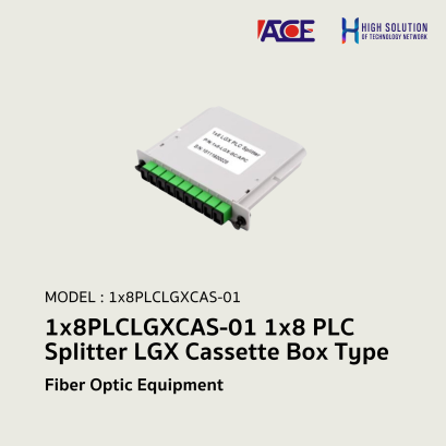 1x8PLCLGXCAS-01 1x8 PLC Splitter LGX Cassette Box Type