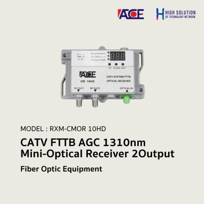 CATV FTTB AGC 1310nm Mini-Optical Receiver 2Output