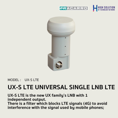 UX-S LTE  UNIVERSAL SINGLE LNB LTE