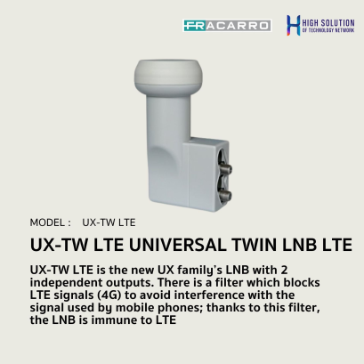 UX-TW LTE  UNIVERSAL TWIN LNB LTE